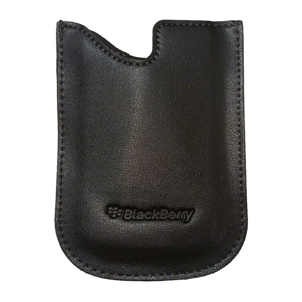 Blackberry‎ 8300/8310/8320 Curve OEM Original Pocket Case BLACK Leather VINTAGE
